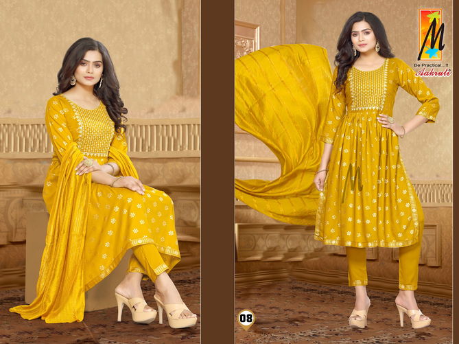 Aakruti By Master Readymade Printed Suits Catalog
